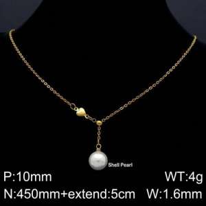 Shell Pearl Necklaces - KN109660-Z