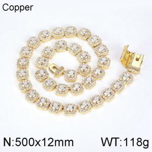 Copper Necklace - KN113050-WGQK