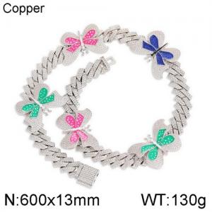 Copper Necklace - KN113094-WGQK
