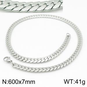 Stainless Steel Necklace - KN113460-Z