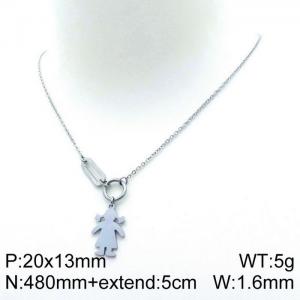 Stainless Steel Necklace - KN114078-Z