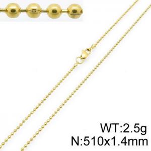 Staineless Steel Small Gold-plating Chain - KN114429-ZC