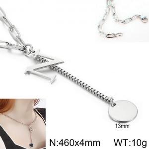Stainless Steel Necklace - KN114940-Z