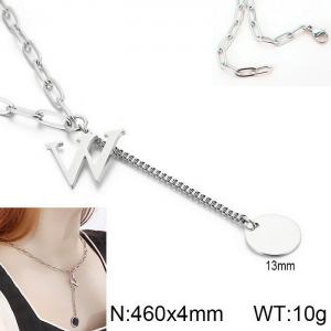 Stainless Steel Necklace - KN114949-Z