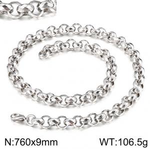 Stainless Steel Necklace - KN115934-ZZ
