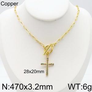 Copper Necklace - KN115949-QJ