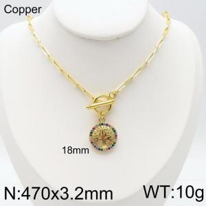 Copper Necklace - KN115952-QJ