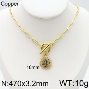 Copper Necklace - KN115955-QJ
