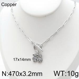 Copper Necklace - KN115980-QJ