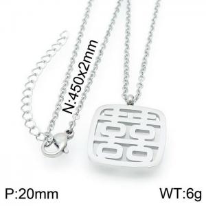 Stainless Steel Necklace - KN117496-Z