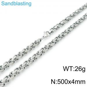 Stainless Steel Necklace - KN117518-Z