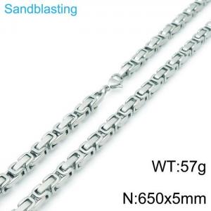 Stainless Steel Necklace - KN117528-Z