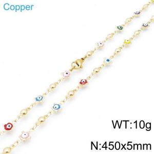 Copper Necklace - KN117559-Z