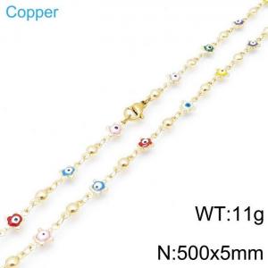 Copper Necklace - KN117560-Z