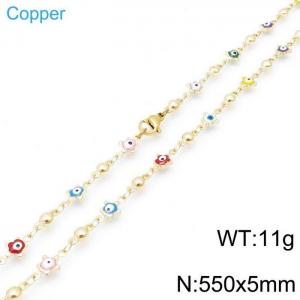 Copper Necklace - KN117561-Z