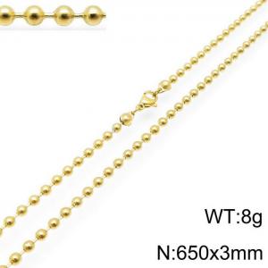 Staineless Steel Small Gold-plating Chain - KN117672-Z
