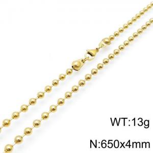 SS Gold-Plating Necklace - KN117686-Z