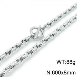 Stainless Steel Necklace - KN118129-Z