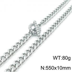 Stainless Steel Necklace - KN118137-Z