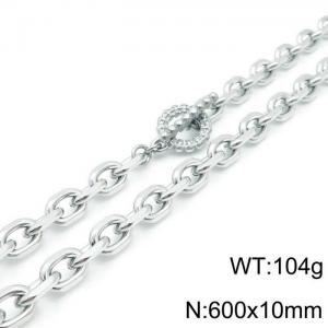 Stainless Steel Necklace - KN118144-Z
