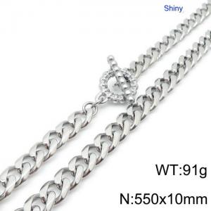 Stainless Steel Necklace - KN118152-Z