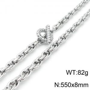 Stainless Steel Necklace - KN118158-Z