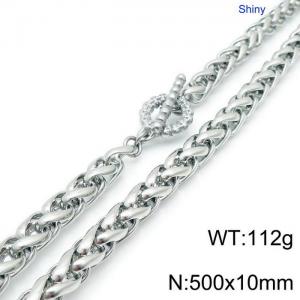Stainless Steel Necklace - KN118169-Z