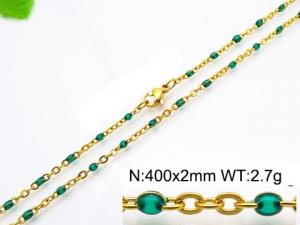 Staineless Steel Small Gold-plating Chain - KN118221-Z