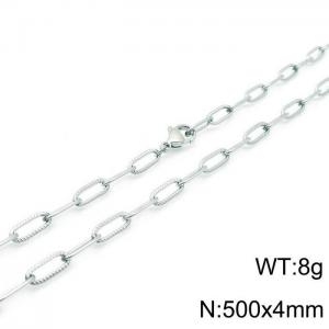 Stainless Steel Necklace - KN118493-Z
