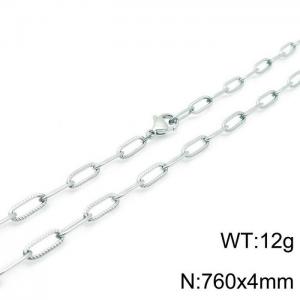 Stainless Steel Necklace - KN118498-Z