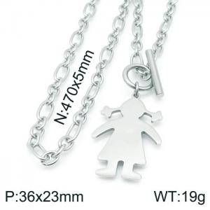Stainless Steel Necklace - KN118520-Z
