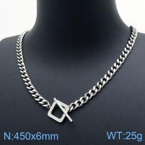 Stainless Steel Necklace - KN118632-TYS