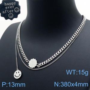Stainless Steel Necklace - KN118637-TYS