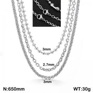 Stainless Steel Necklace - KN118761-Z