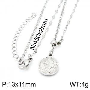 Stainless Steel Necklace - KN118870-Z