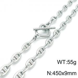 Stainless Steel Necklace - KN118874-Z