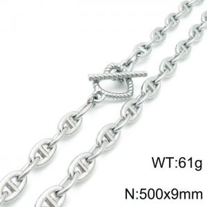 Stainless Steel Necklace - KN118875-Z