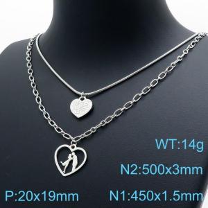 Stainless Steel Necklace - KN118881-Z