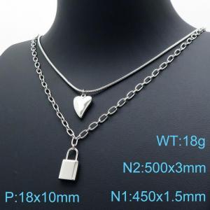 Stainless Steel Necklace - KN118887-Z
