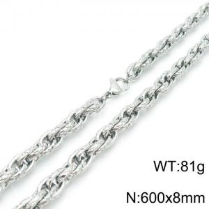 Stainless Steel Necklace - KN118898-Z