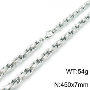 Stainless Steel Necklace - KN118909-Z