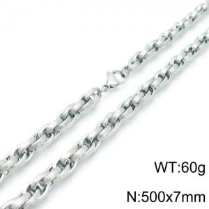 Stainless Steel Necklace - KN118910-Z