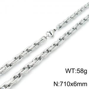 Stainless Steel Necklace - KN118942-Z