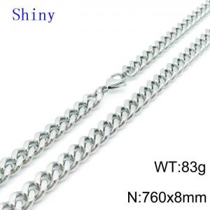 Stainless Steel Necklace - KN119072-Z
