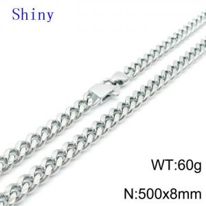 Stainless Steel Necklace - KN119081-Z