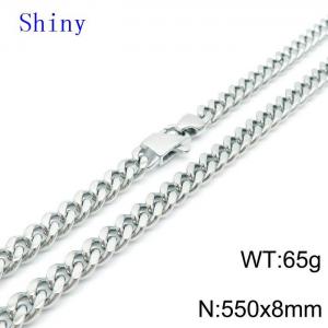 Stainless Steel Necklace - KN119082-Z