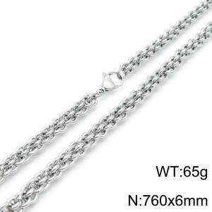 Stainless Steel Necklace - KN119347-Z