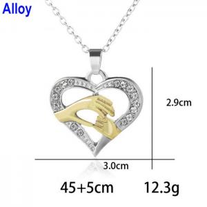Alloy & Iron Necklaces - KN119412-WGLT