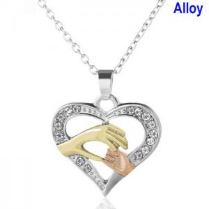 Alloy & Iron Necklaces - KN119414-WGLT
