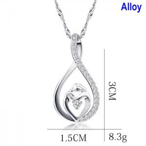 Alloy & Iron Necklaces - KN119437-WGLT
